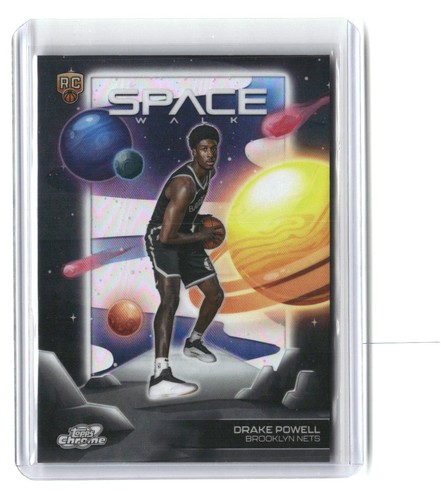 Drake Powell 2025-26 Topps Chrome Cosmic Space Walk Refractor