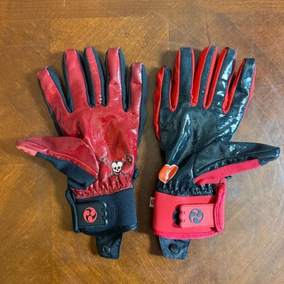 Burton Y2K Snowboard Red Black Skull Heart Rare Ronin Piste Off