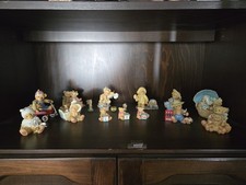 Cherished Teddies Figurines - Lot Of Vintage Bear Figurines