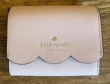 Kate Spade Pink Leather Card Wallet
