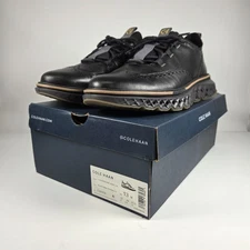 Cole Haan Shoes Mens 13 5.Zerogrand Wing Ox Sneakers Black Leather Casual Work
