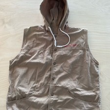 Vintage made in USA Panama Jack Hood Sleeveless Vest Medium (BH)