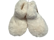 LAUREN CONRAD IVORY SOFT FAUX FUR INSIDE THE BOOTIE SLIPPERS SIZE M 7-8 