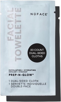 Prep-N-Glow Facial Towelettes - 2-in-1 Exfoliating + Cleansing Makeup Remover