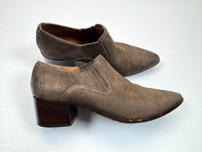 Frye Eleanor Western Shooties Women 8.5 EUC Low Top Block Heel Pull on Boots