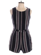 Olive and Oak Women Black Romper L