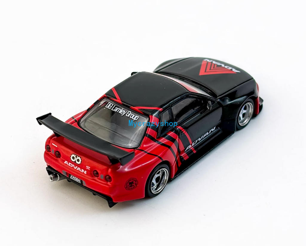 CR Tarmac 1:64 Advan Skyline GTR R32 Widebody Sports Model