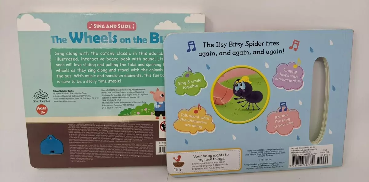 Itsy Bitsy Spider Song Board