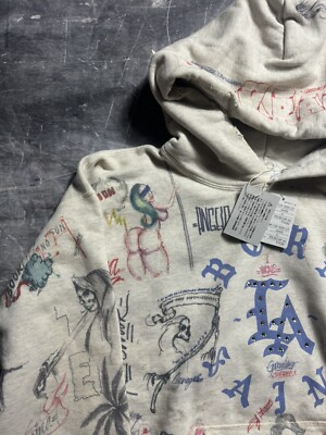 Saint Michael Born X Raised Graffiti Hoodie | eBay Saint Michael Born X Raised Graffiti Hoodie | eBay
