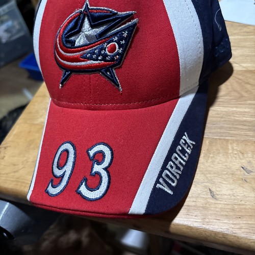 Columbus Blue Jacket Hat 93 Voracek Reebok Hat Osfm - Picture 4 of 11