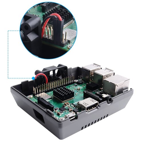 Retro Gaming Boîtier Nes3Pi pour Raspberry Pi 3B Raspberry Pi 3B + Boîtier av... - Photo 5/9