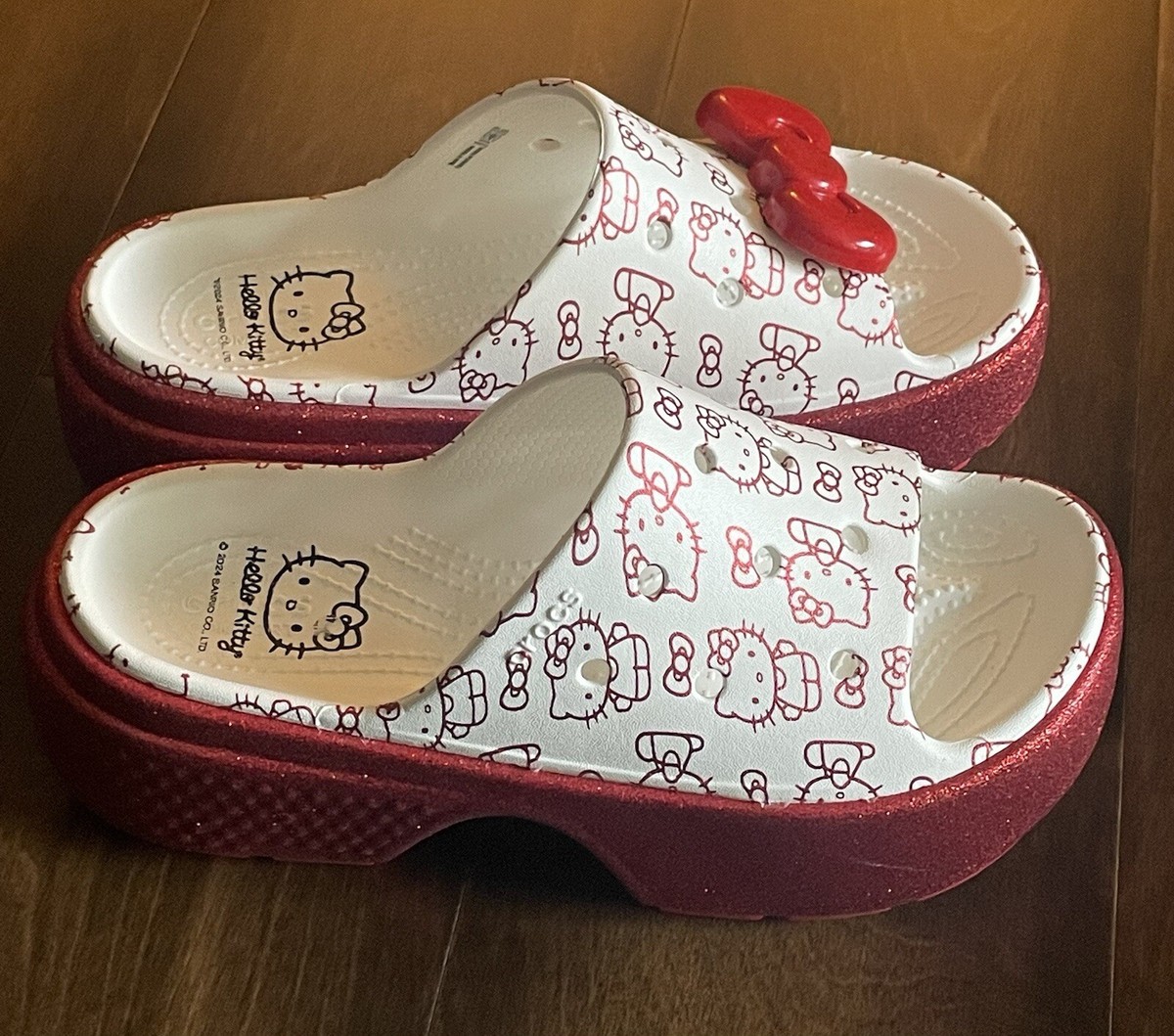 Crocs Hello Kitty Stomp Slide NWOT | eBay