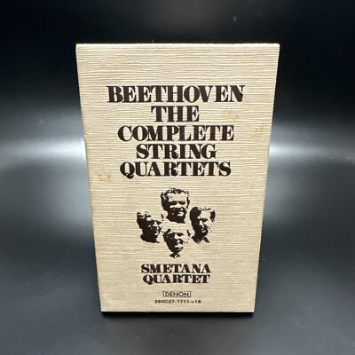 Beethoven Complete String Quartets, Smetana [Denon 9 CD Box Set