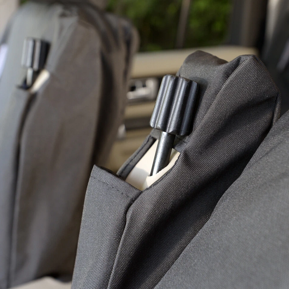 ADEQUADO PARA LAND ROVER DISCOVERY 4 CAPAS DE ASSENTO DIANTEIRO SOB MEDIDA (2009-2016) PRETO 107 - Imagem 4 de 4