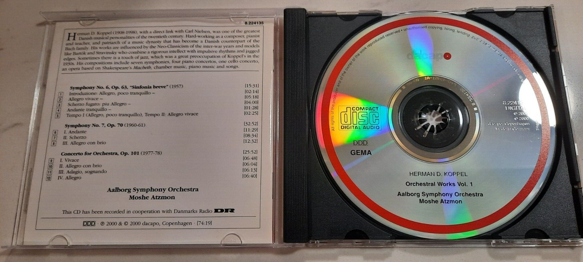 Herman D. Koppel - Orchestral Works, Vol. 1 - Symphony No 6, 7