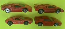 Vintage Hot Wheels Ferrari 1/64 Scale Diecast Lot Car Red 1980s