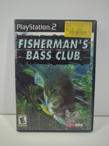 Fisherman's Bass Club - PlayStation 2 PS2 - Complete w/ Manual CIB