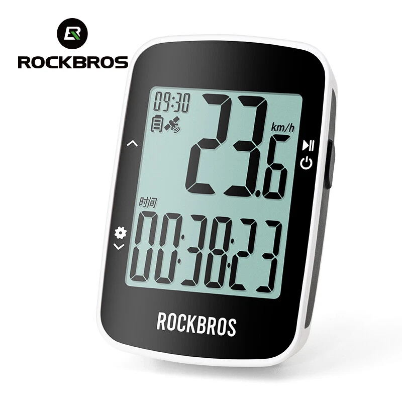 ROCKBROS Bicycle Speedometer Odometer Waterproof CycleBike Computer Wireless GPS - Image 3 of 4