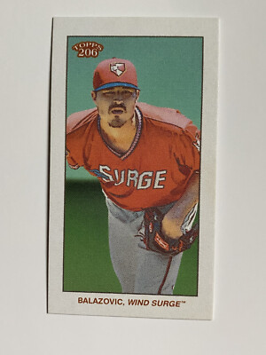2021 Topps T206 Wave 9 Cycle Back Jordan Balazovic Wind Surge Minnesota Twins