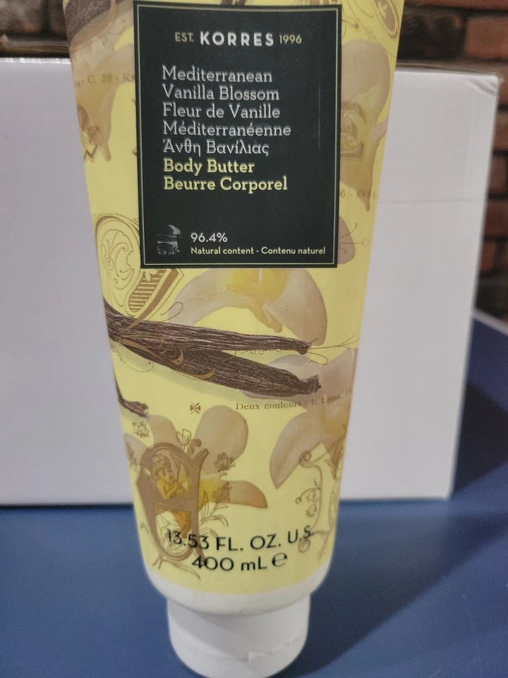 Manteca corporal KORRES Original MEDITERRÁNEA FLOR DE VAINILLA 13,53 OZ. Nuevo precintado Foto 2 de 4