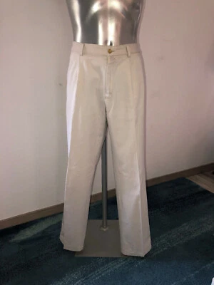 joli pantalon à pinces beige LACOSTE taille W38 L32 (48 FR) EXCELLENT ÉTAT - Photo 1/4