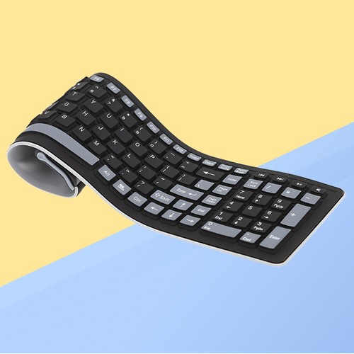 2.4G 107 Schlüssel USB Wireless Tastatur unterstützt PC Windows + OS Flexible - Bild 5 von 18
