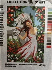 Printed needlepoint tapestry Gobelin 30x40cm Canvas Only rto