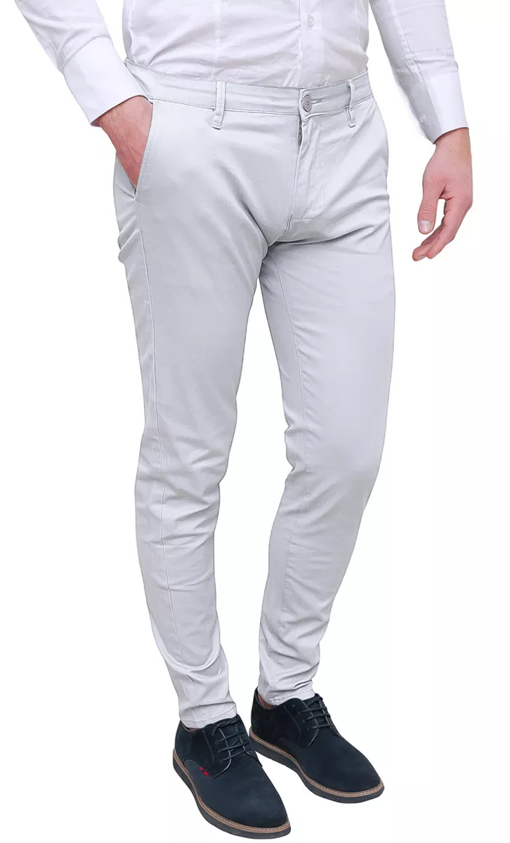 Pantaloni bianchi shop eleganti uomo