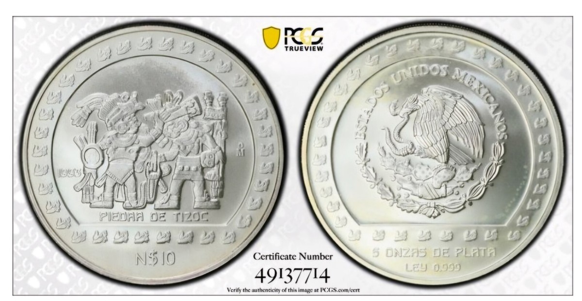 値下げ Mexico coin 1996 10 peso 5 OZ Buy 1996 Mexico 5 oz Silver 10 Pesos Cabeza Olmeca BU | APMEX