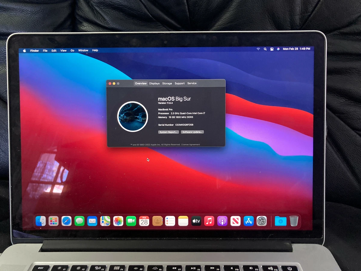 Ноутбуки Apple MacBook Pro 2013 г. 15,4 дюйма - огромный выбор по