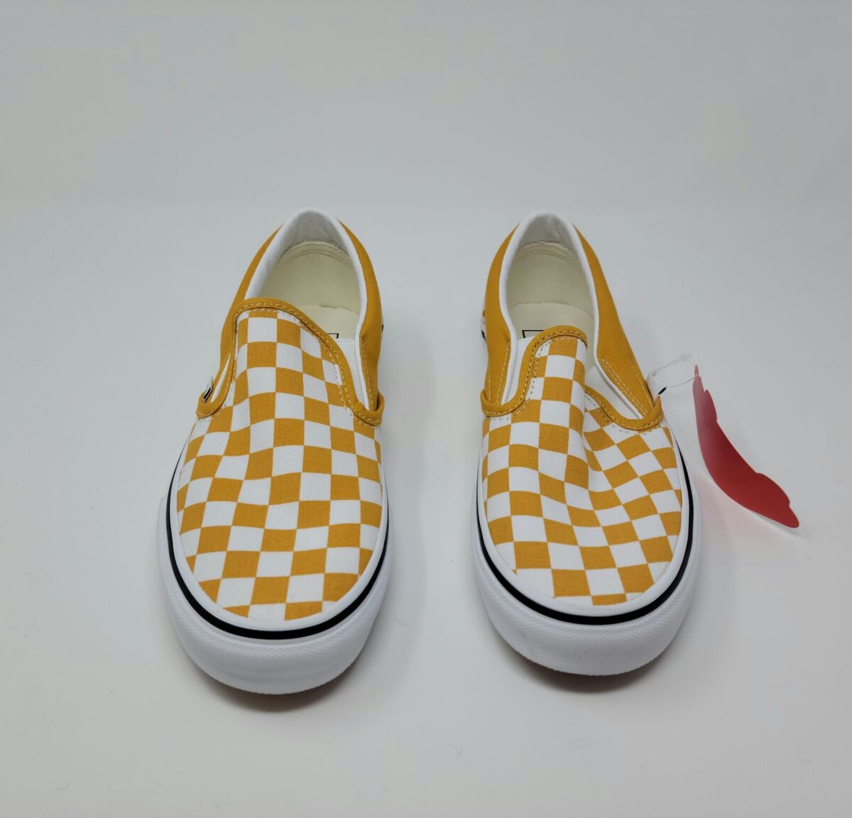 Vans Slip-On Checkerboard Golden Yellow Men'S | Ebay