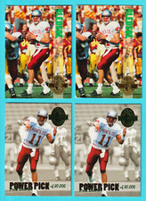 (4) card 1993 Classic Four Sport Drew Bledsoe RC lot Washington State (KCR)