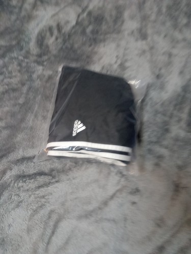 ADIDAS Size L (14-16) Kids Unisex Black Stretch Waist Pull On Track Pants 451 - Picture 10 of 10