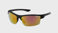 Rawlings YOUTH BLACK/ORANGE HALF-RIM BLADE SUNGLASSES