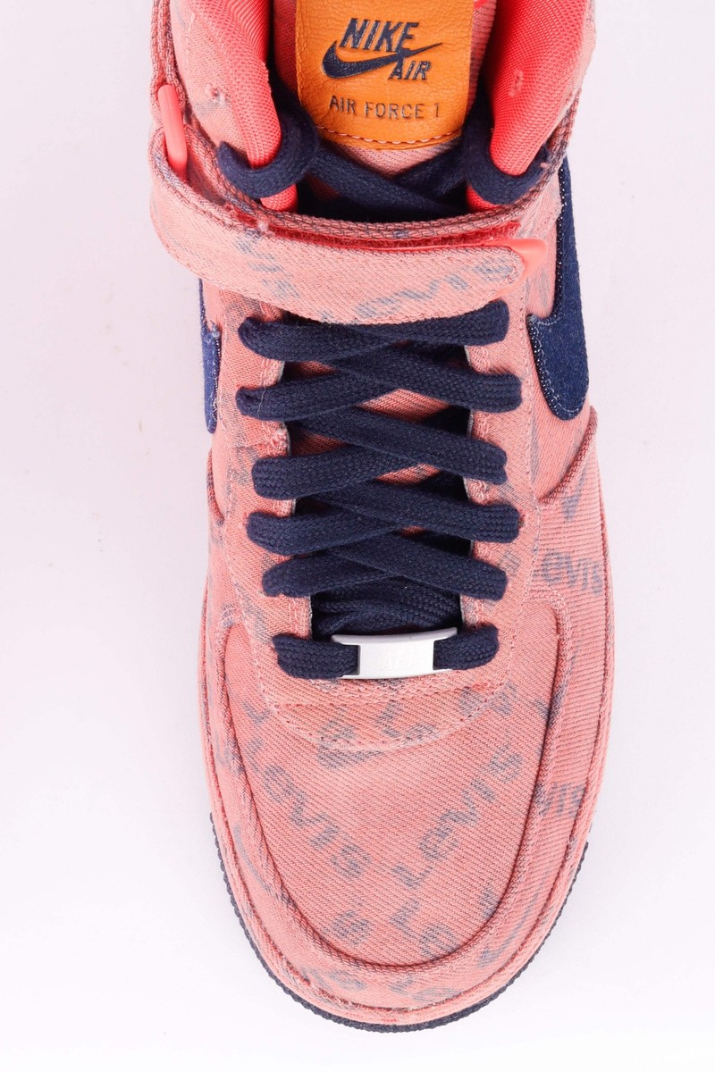 スニーカー NIKE Air Force 1 High Levi's Exclusive Denim Nike x Levi's Air Force 1 High 'Exclusive Denim' (2019) | eBay