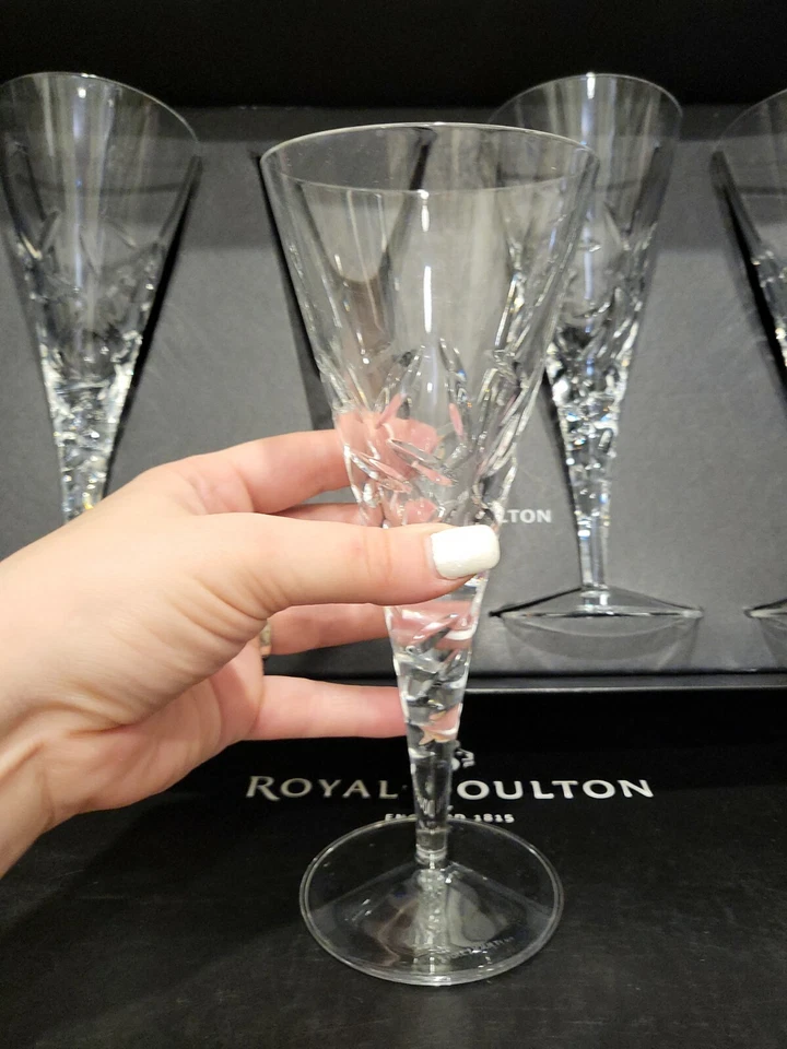 Juego de 4 copas Royal Doulton grandes 260 ml Central Park ¡HERMOSAS! Foto 4 de 4