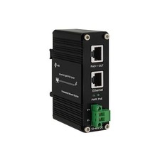 Industrial Gigabit PoE  Injector Hardened IEEE802.3at/bt 95W PoE Adapter wit...