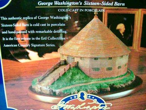 George Washington 16 Sided Barn Ertl Collectibles American Country