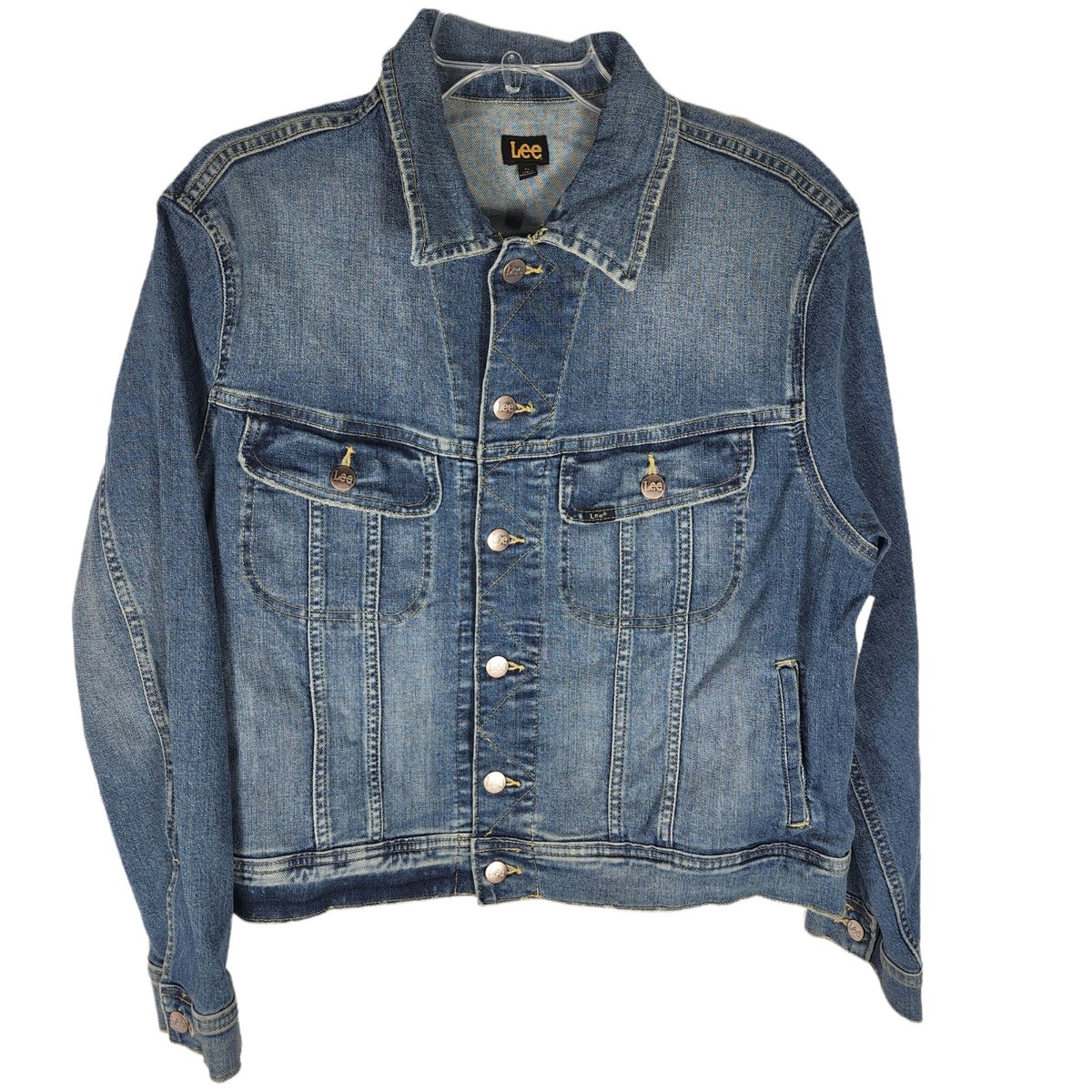 90s Lee denim jacket リー デニムジャケット サイズXL相当 Vintage Jean Jacket Lee Size XL 80s 90s Classic Blue Bronze