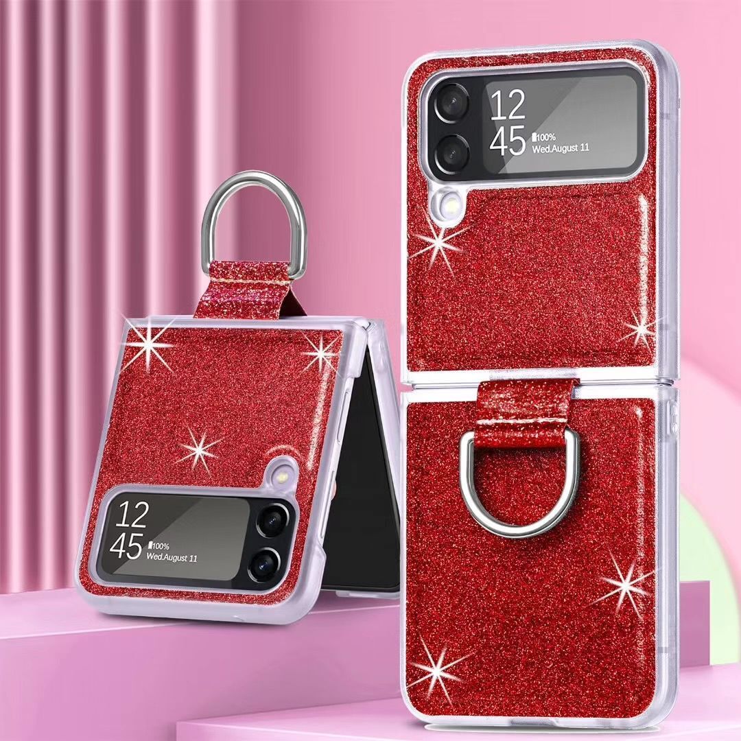 ★DESIGN SKIN★ Galaxy Z Flip 6 Ring Grip Pocket Case Glitte Amazon.com: NINKI Cute Cover for Samsung Galaxy Z Flip 6