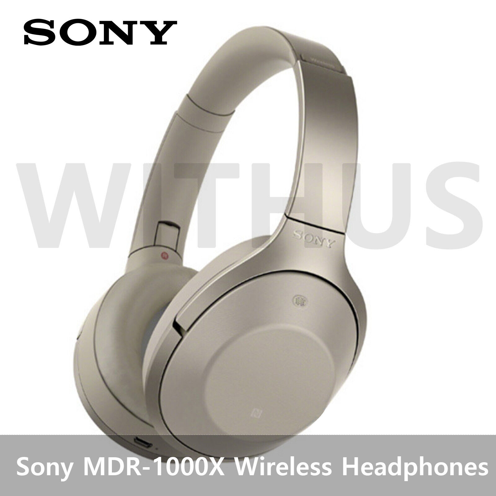 Sony MDR-1000X Noise Cancelling Bluetooth Headphones Wireless - White