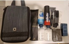  Bvlgari toiletries accessories bag,Genuine *SEALED* with hook-Full - Unopened 