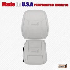 2013-2018 Fits Lexus ES300h ES350 Driver Passenger Perforated Leather Cover Gray