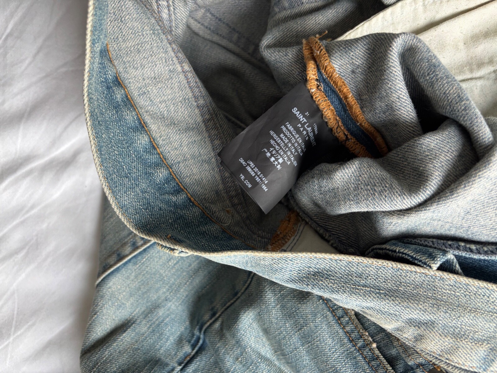 Jeans Saint Laurent slim fit