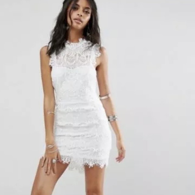 free people white lace dress