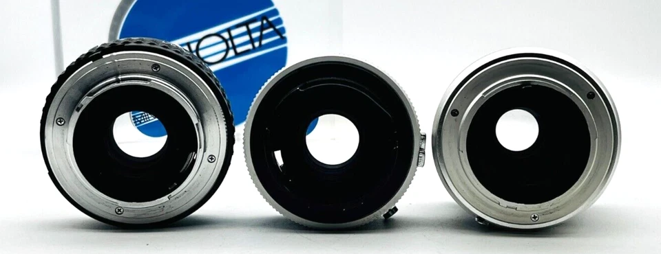 Para Minolta SR/MC/MD: 3 duplicadores de longitud focal, excelente estado Foto 3 de 3