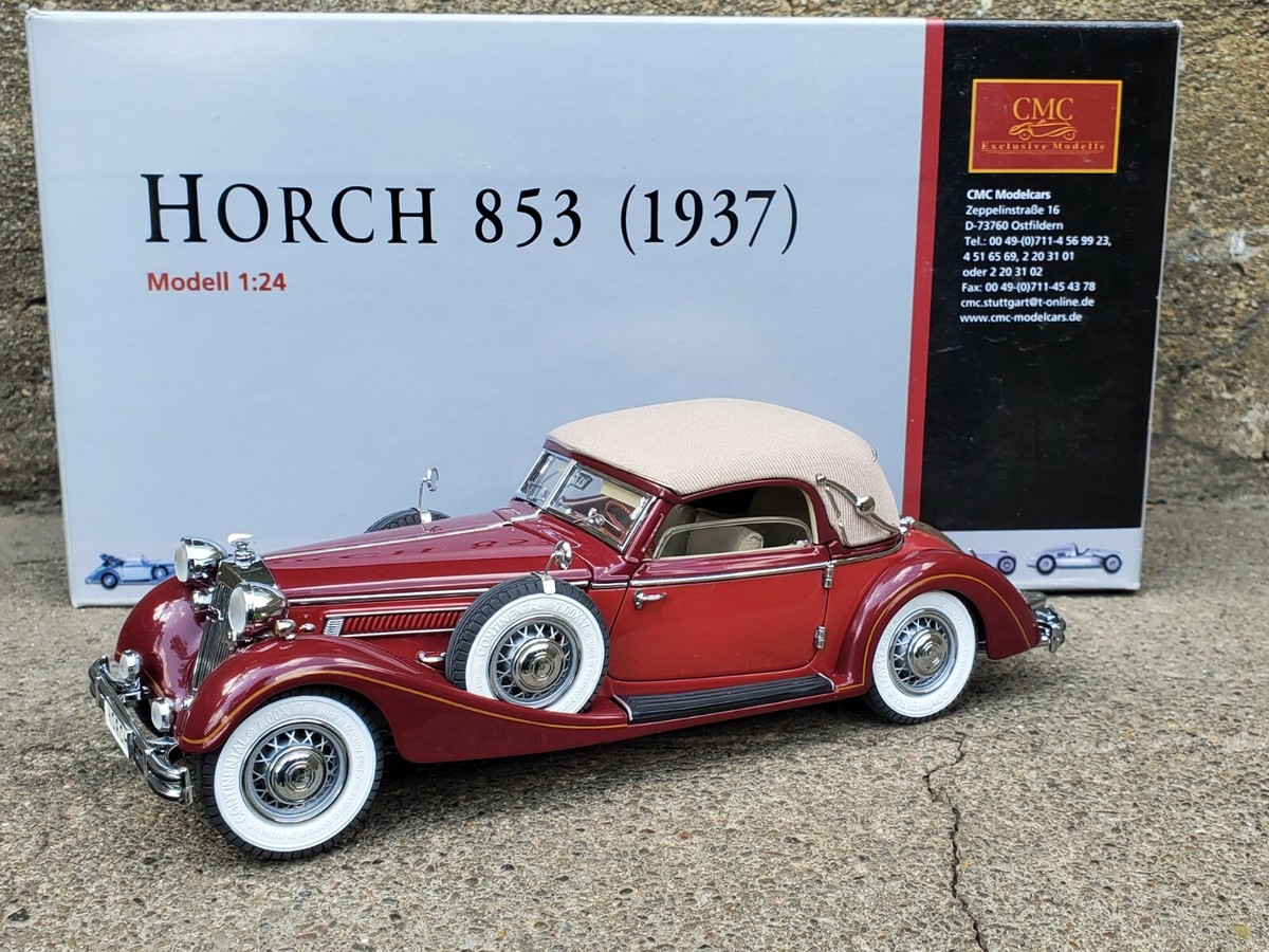 CMC 1937 Horch 853 Sports Cabriolet 1:24 Scale Diecast Model Car M