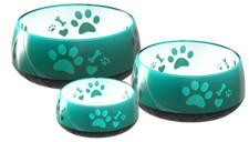 Hundenapf kleine Hunde & gro&szlig;e Hunde Futternapf Trinknapf Hund S/M/L SMARAGDGR&Uuml;N