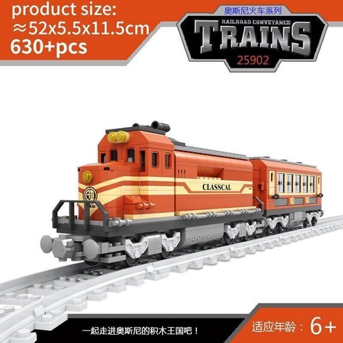 City Steam Train Cargo Railway Station Model MOC Building Blocks Set Bricks Toys - Picture 41 of 51