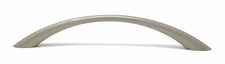Brushed Satin Nickel Cabinet Drawer Handle Pull Curved 96mm Hole Spacing 10 Pack